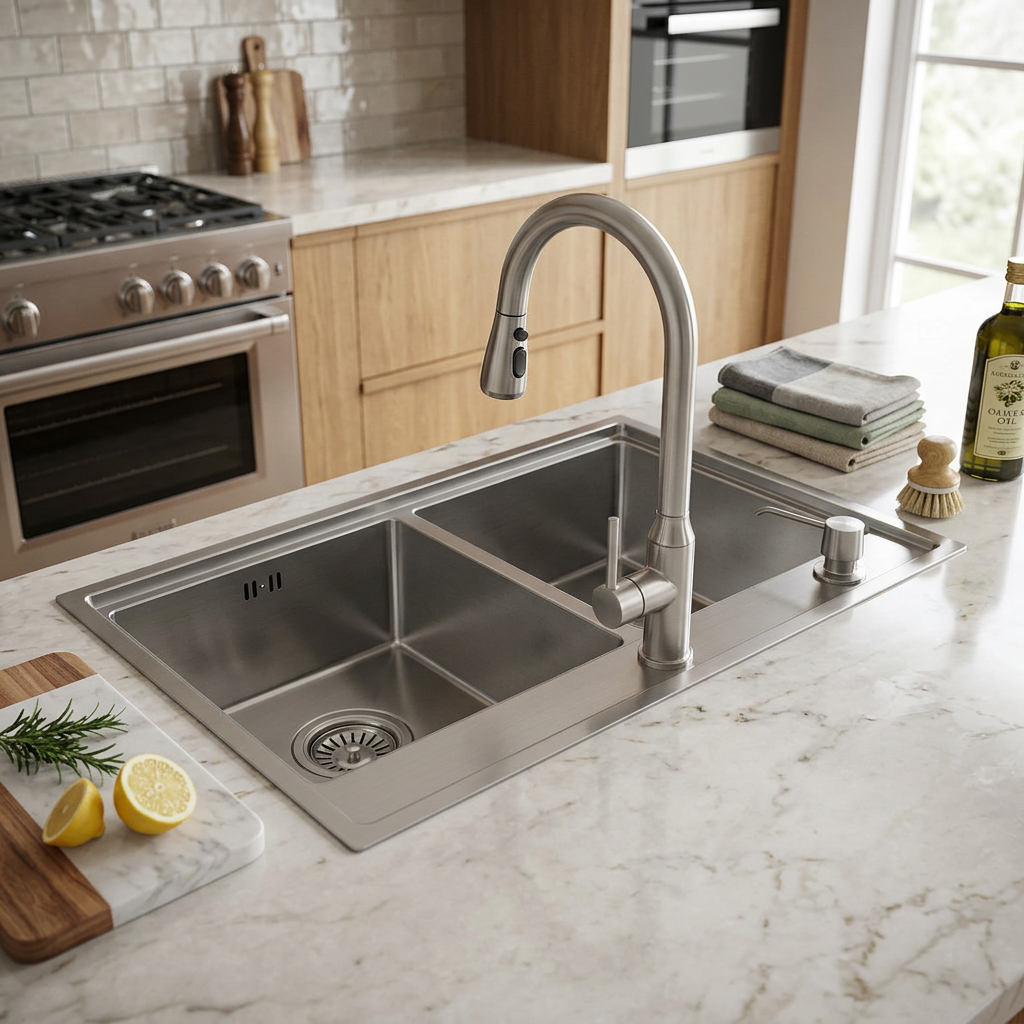 Stainless Steel Kitchen Sink (P02-905) thumbnail 4